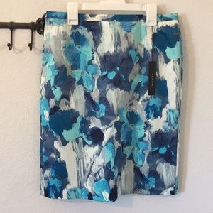 TAHARI floral pencil skirt